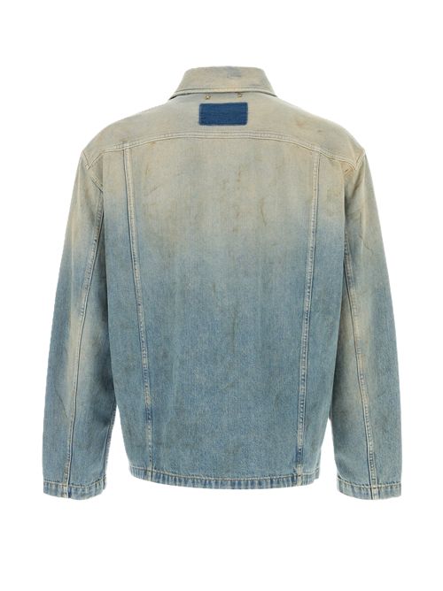 Golden Goose Zip-Up Denim Shirt Jacket  Golden Goose | GMP01941P00208250491 LIGHT BLUE